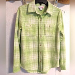 Girls Long Sleeve Button Up Flannel Shirt Brand New With Tags Size 10 Me…